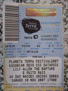 Ingresso pro Planeta Terra