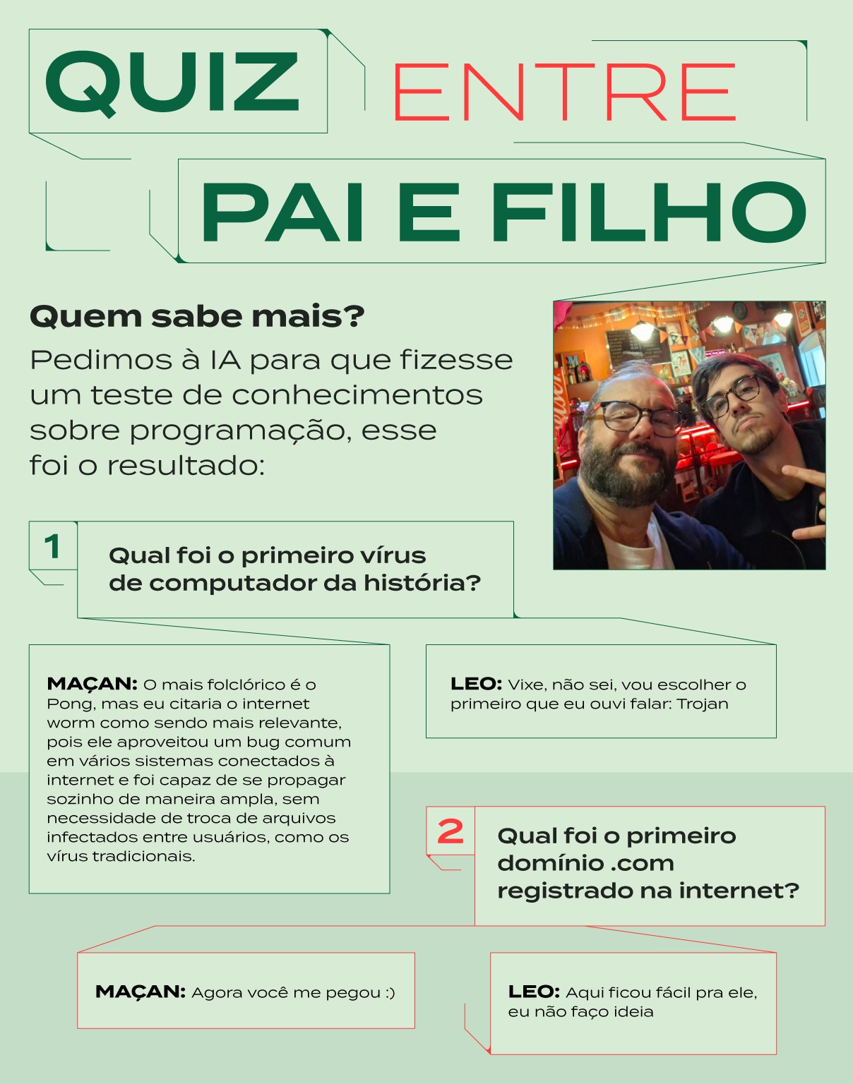 Dia dos Pais: Quando o aluno supera o mestre